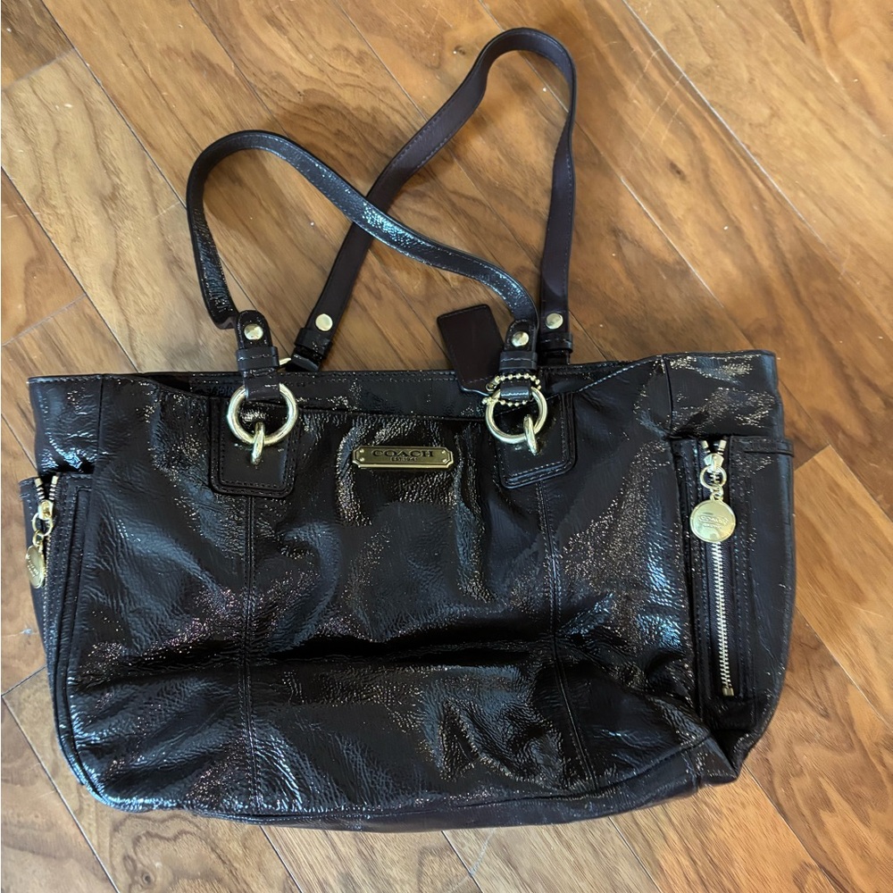 Coach Leather Tote Bag